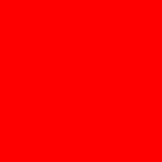 Farbfläche Rotorange (RAL 3026)